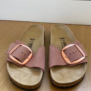 Birkenstock Madrid Big Buckle Pink/Rose Gold